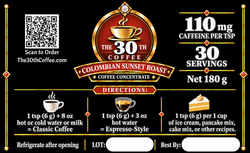 Colombian Sunset Roast - Coffee Concentrate