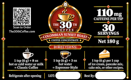 Colombian Sunset Roast - Coffee Concentrate